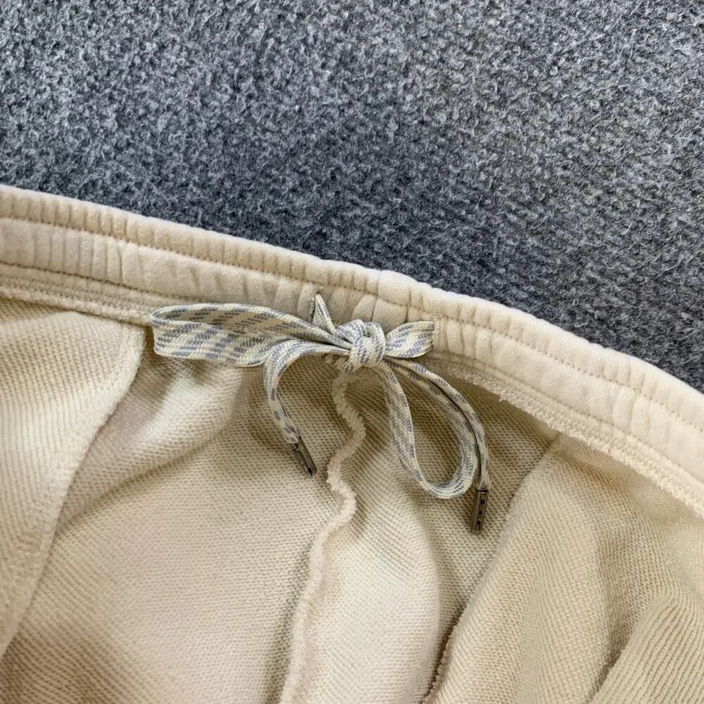 Vuori Sweatpant Women S Small Cream Sedona French Terry Drawstring *READ
